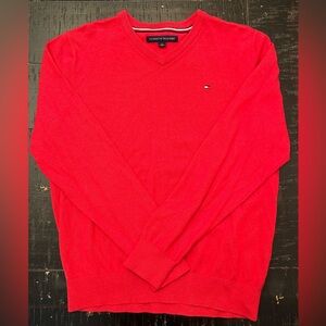 Tommy Hilfiger red sweater medium